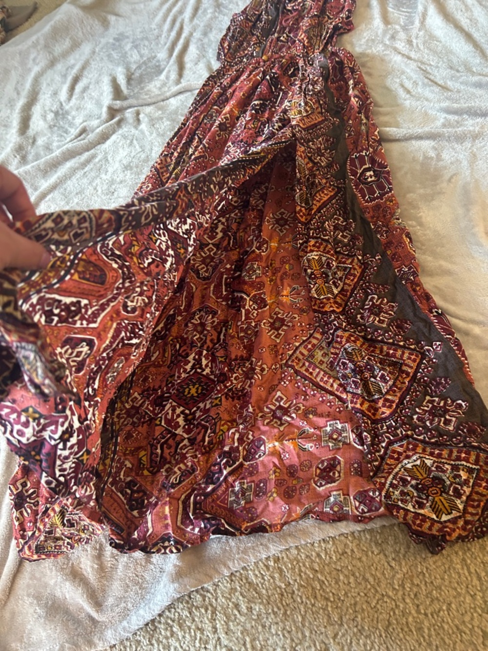 Raga (Anthro) tribal maxi dress with cutouts - Picture 2 of 7